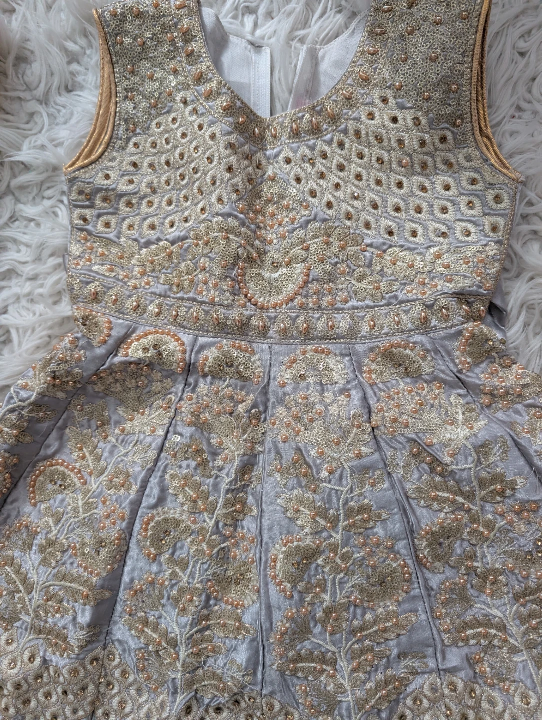 Kids Embellished Peplum Top and lehnga Set - photo 5