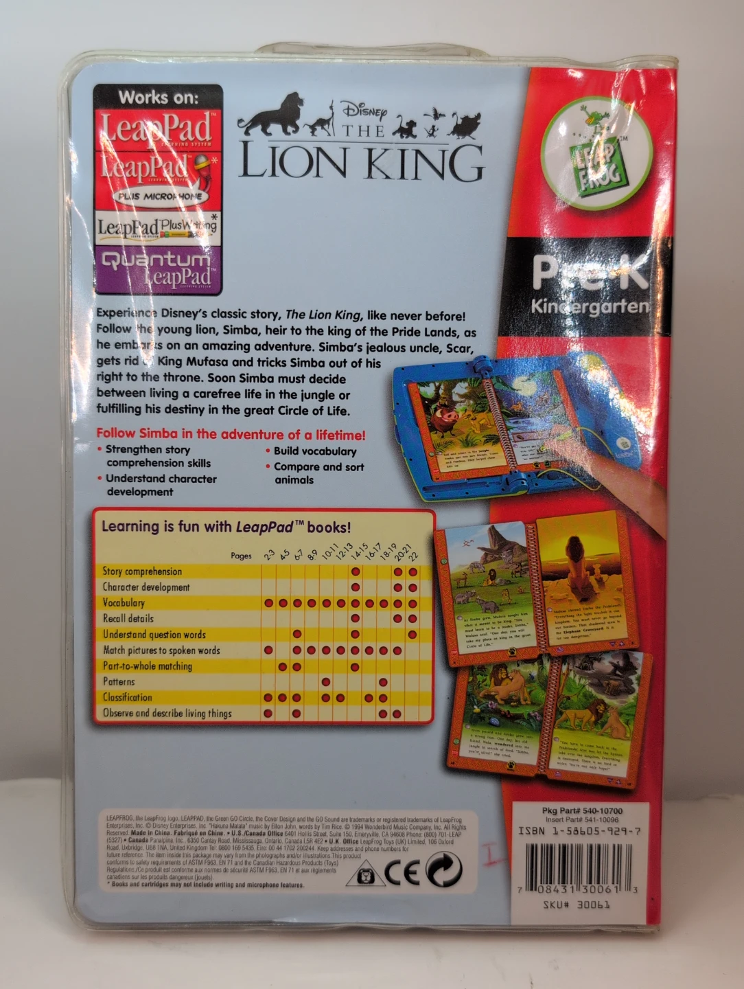 LeapFrog LeapPad Reading Storybook: The Lion King - photo 3