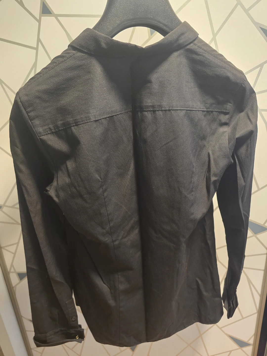 Armani Exchange Black Textured Button-Up Shirt woman's - photo 3