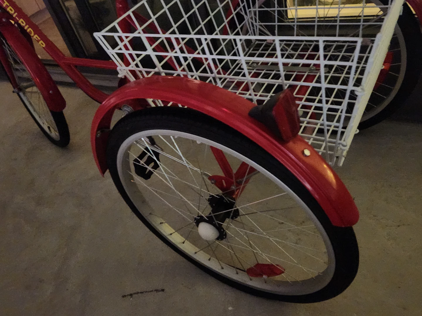 Red Tri-Rider Tricycle with Basket brand new condition - photo 4