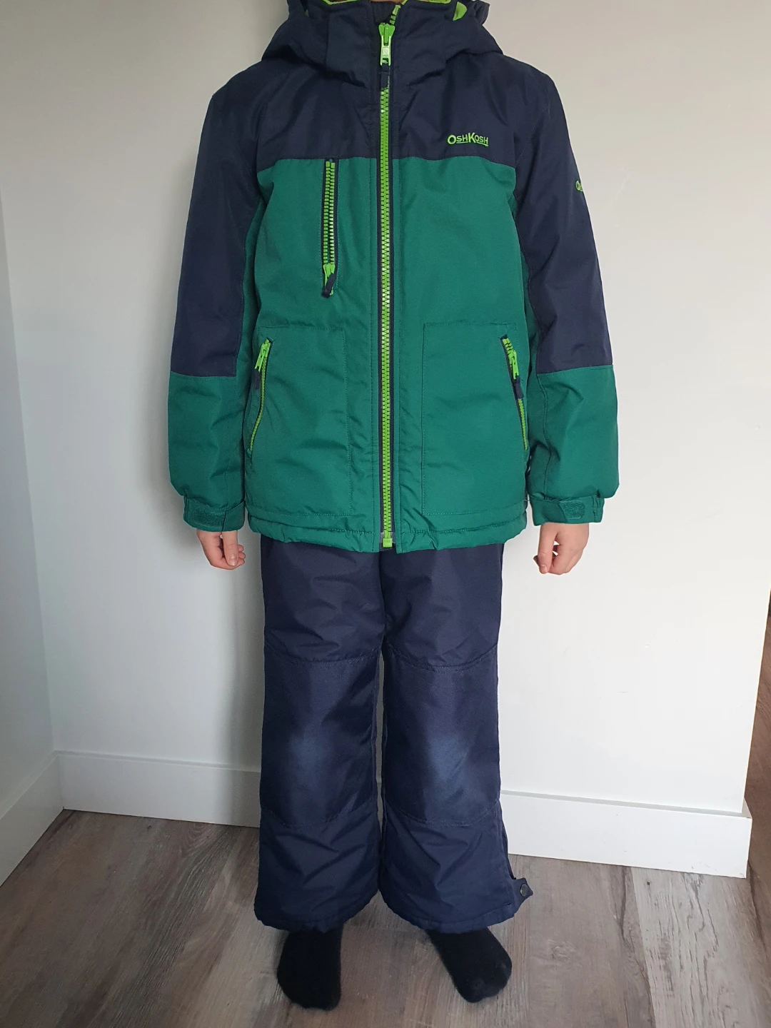 OshKosh B'gosh Ski Snowsuit Set - Blue and Green - photo 2