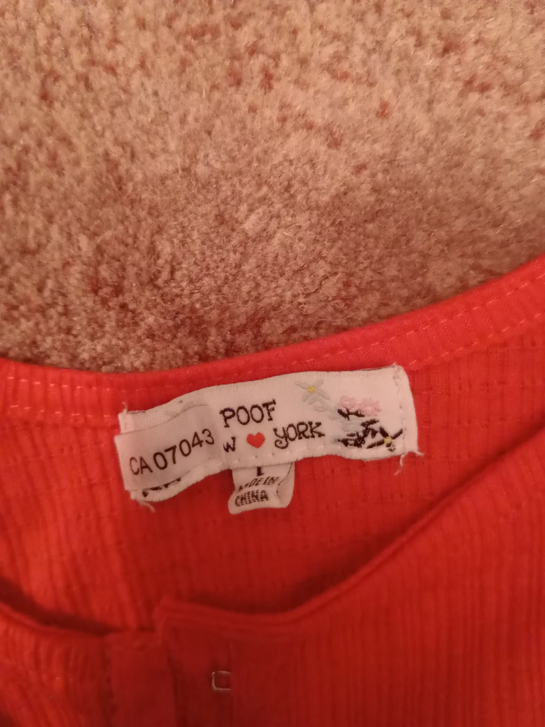 POOF! Women's Red Tank Top - Large - photo 2