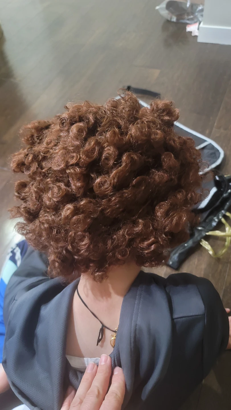 Brown Curly Wig (New) - photo 3