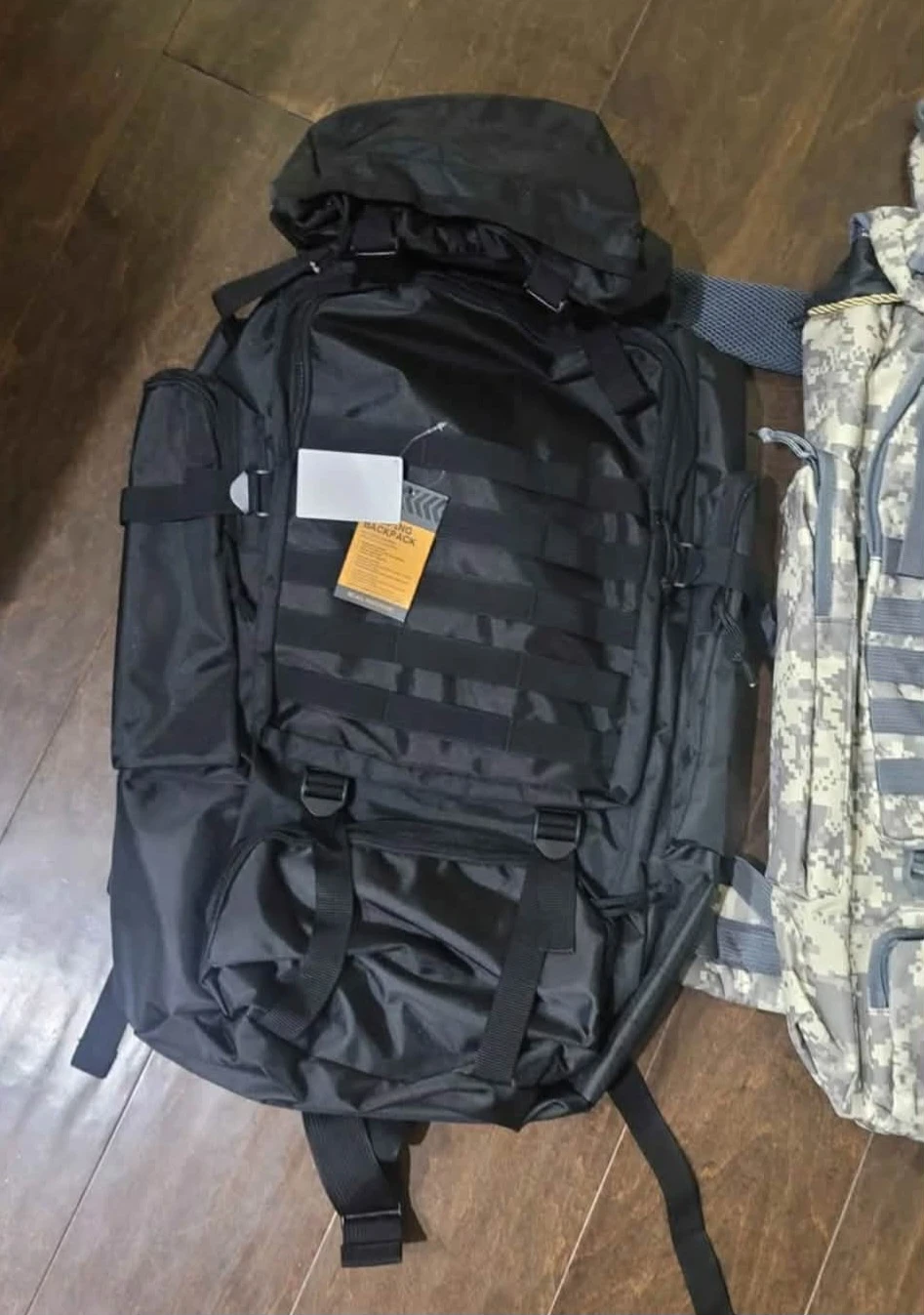 Tactical Backpacks - Black & Digital Camo - photo 3