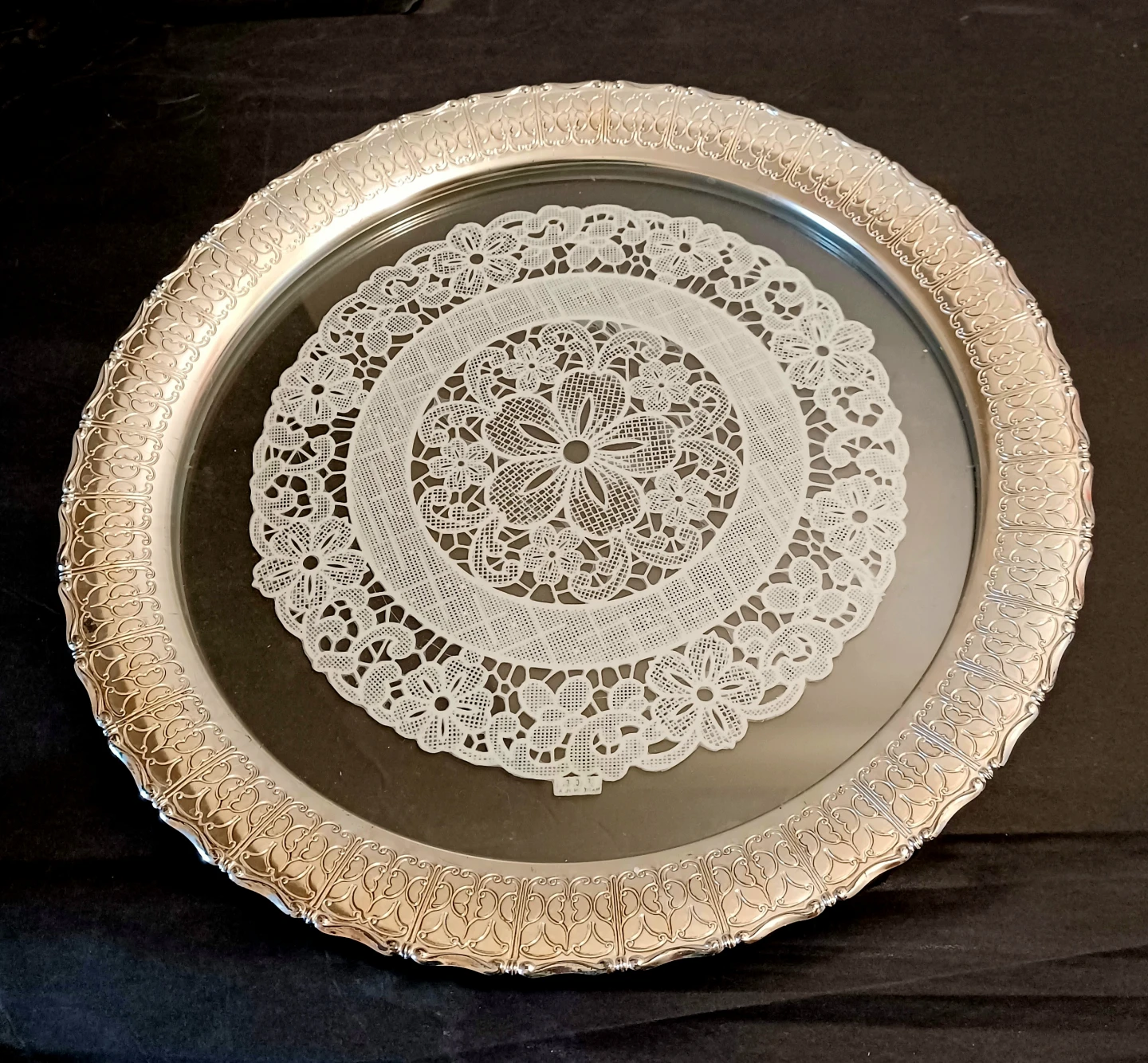 Vtg W. German New Quist New Cake Platter - photo 2