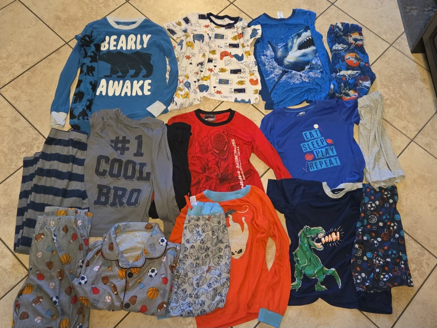 Boys Pajamas 10-12