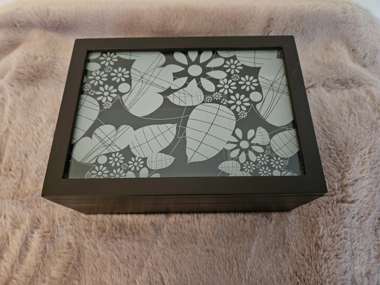 Decorative Jewellery Box with Floral Design