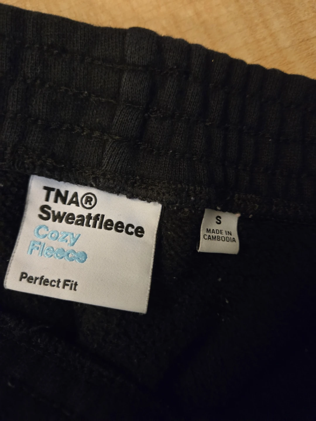 TNA Sweatfleece Cozy Fleece Joggers Size S Black - photo 3