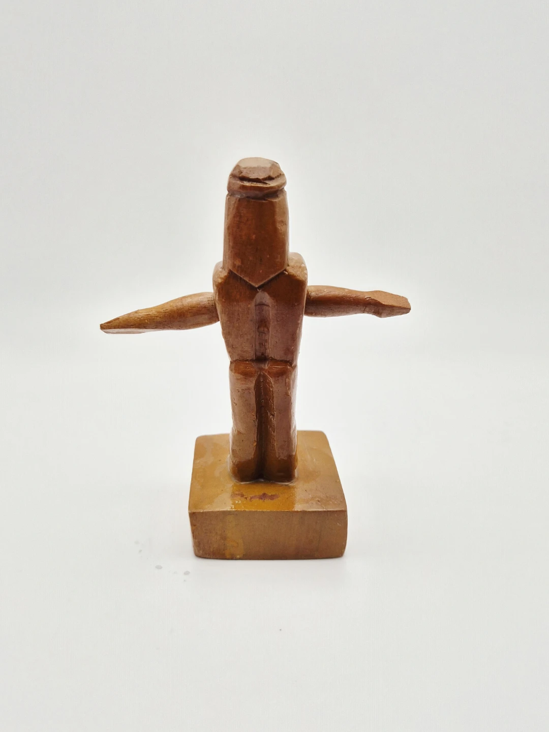 🤣 Wooden Figurine with Barrel - photo 4