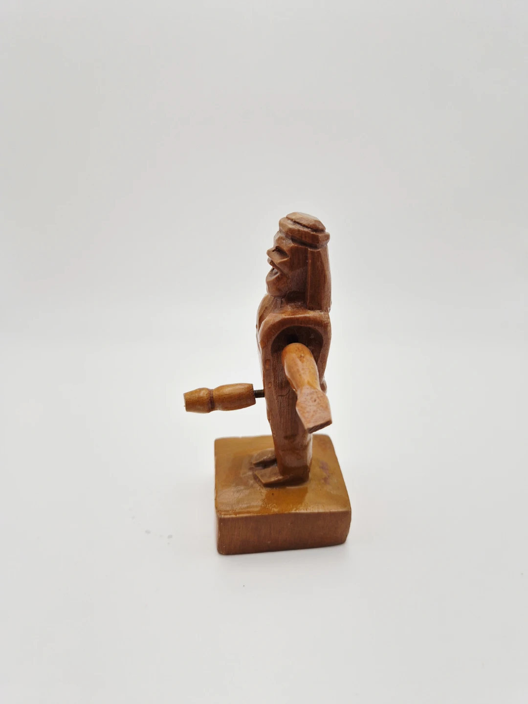 🤣 Wooden Figurine with Barrel - photo 5
