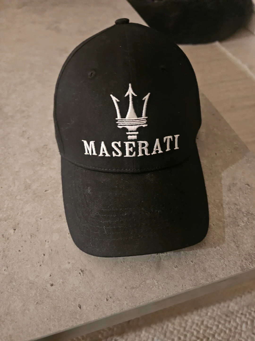 Black Maserati Baseball Cap
