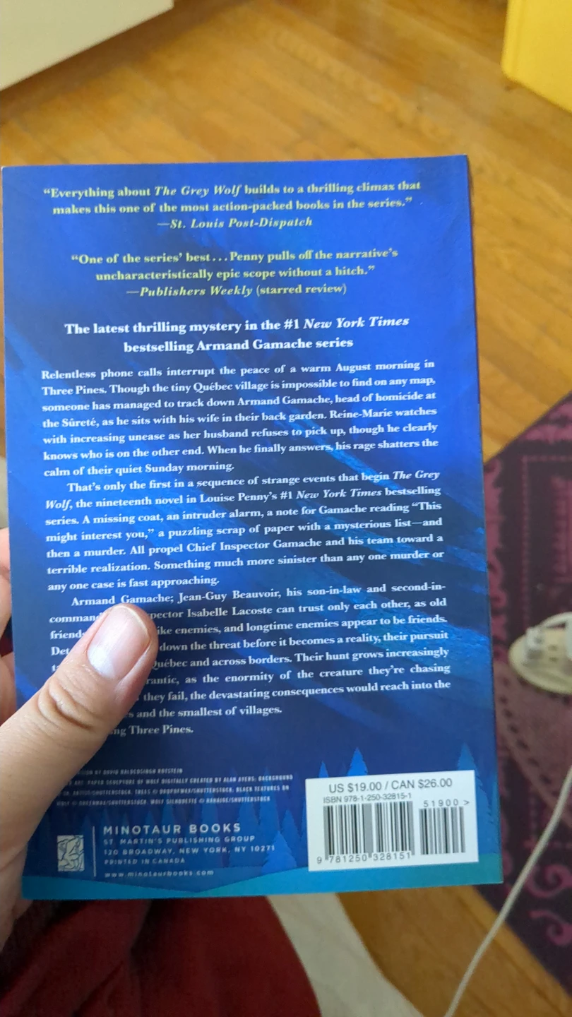 The Grey Wolf by Louise Penny - photo 2