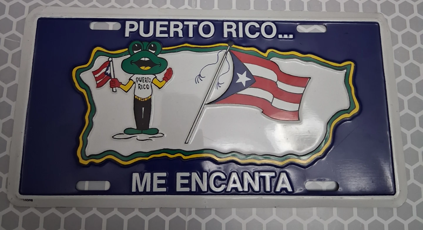Puerto Rico plate 🏆