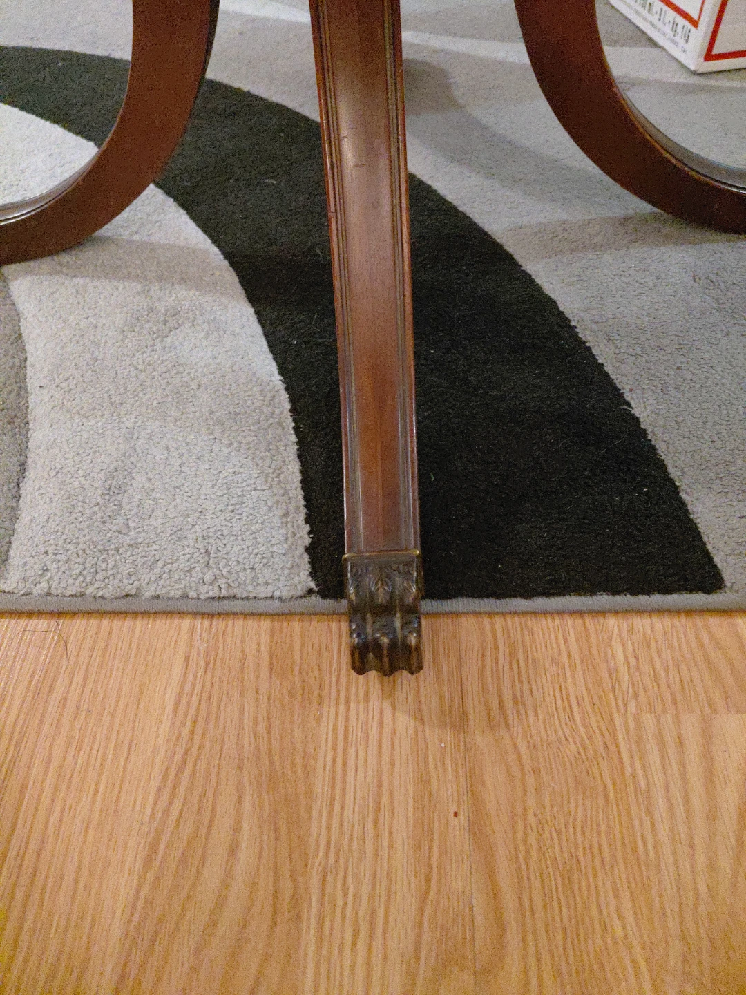 Wooden Round Side Table with Drawer - photo 3