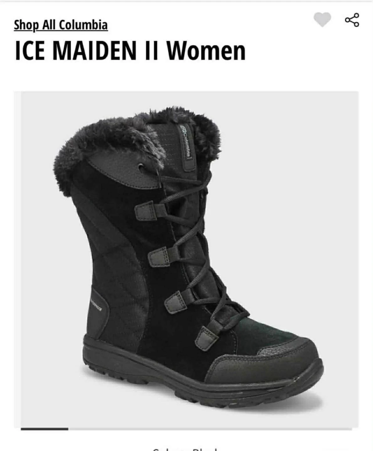 Columbia Ice Maiden II Women's Winter Boots - Size 9 - photo 4