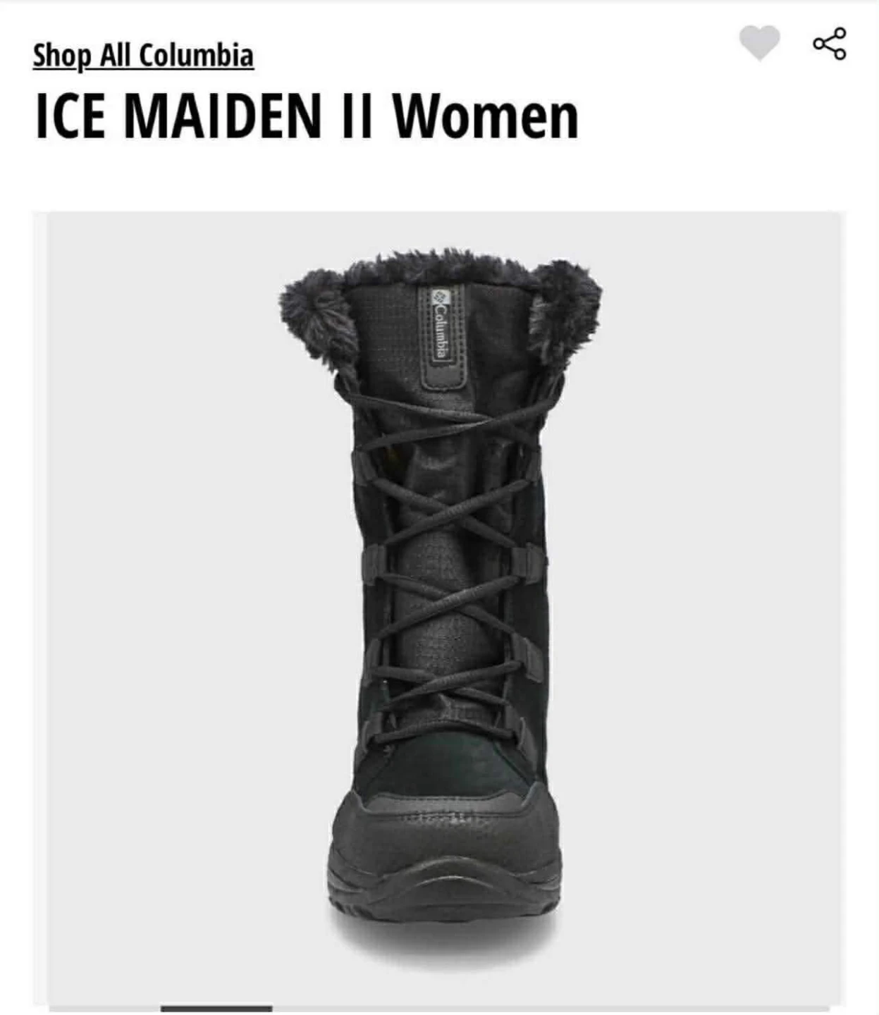 Columbia Ice Maiden II Women's Winter Boots - Size 9 - photo 5