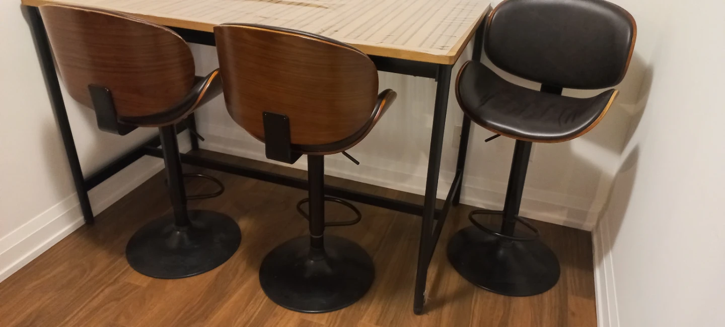 Bar Table and 3 Stools Set - photo 4