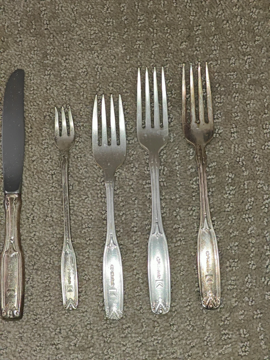 Vintage CP Hotels Silver Plated Canadian Pacific Flatware 8 Pcs - photo 3