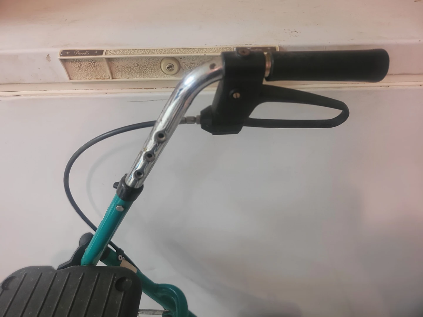 Teal Rolling Walker with Seat and Basket - photo 4