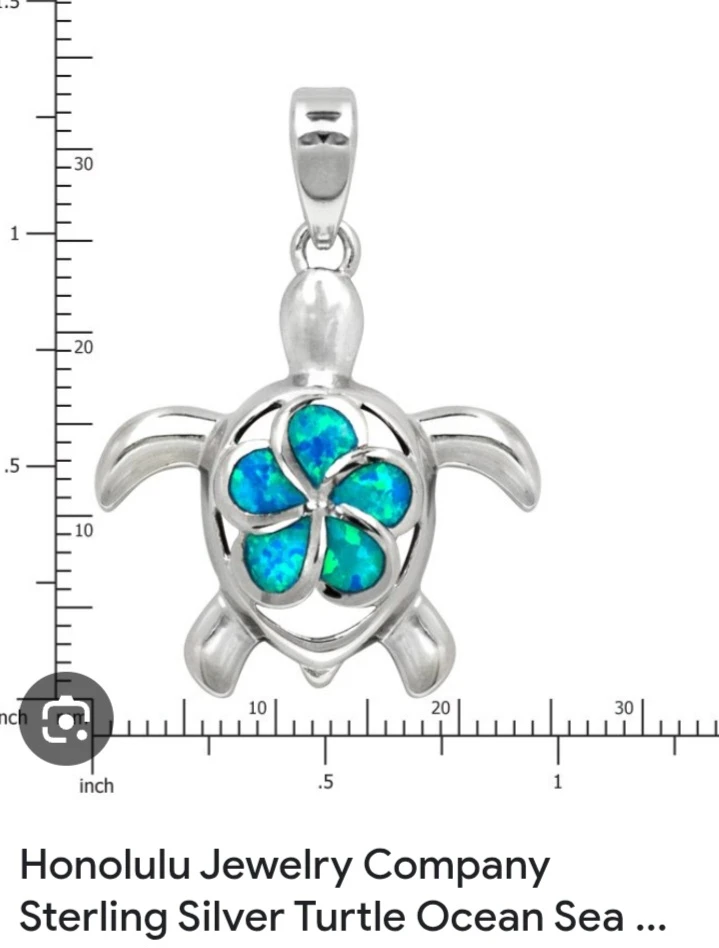 Sterling Silver Turtle Pendant Necklace - photo 5