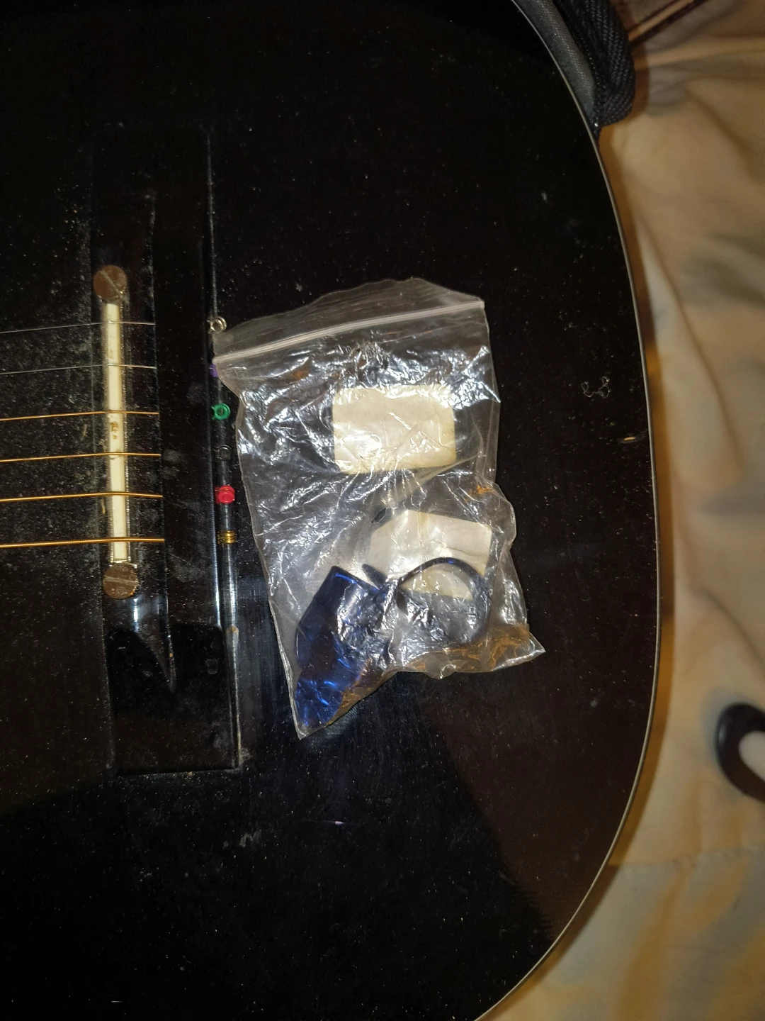 Denver 36" Black Acoustic Guitar with Accessories - photo 2