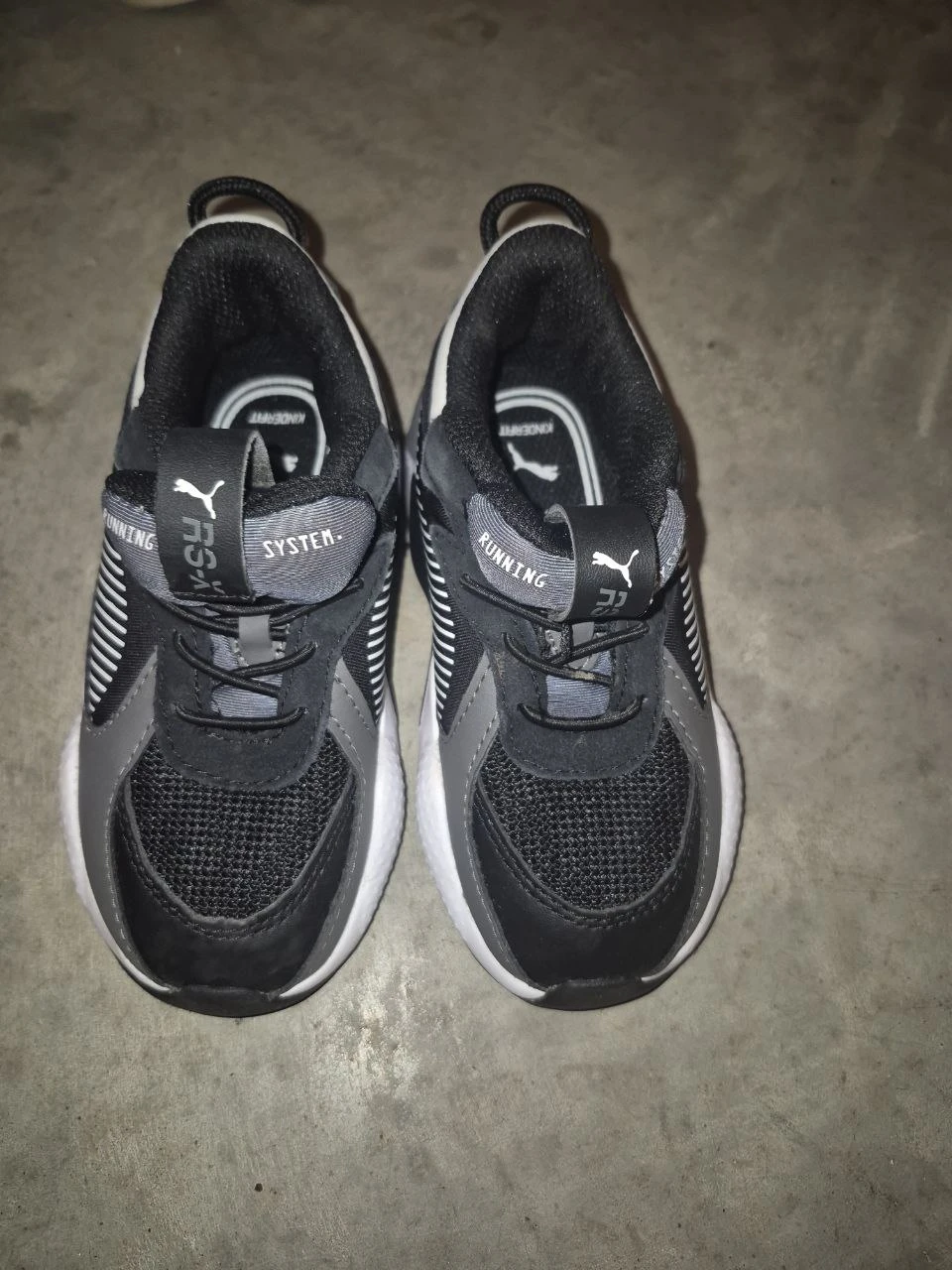 Puma RS-X Jr Running Shoes - Black/Grey - photo 2