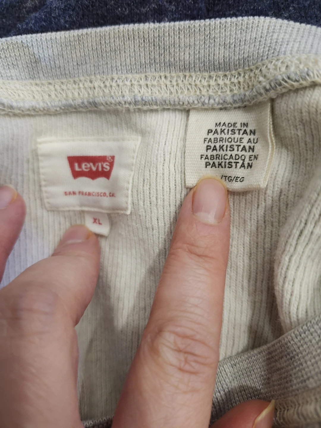 Levi's Men's Grey Long Sleeve Shirt XL - photo 2