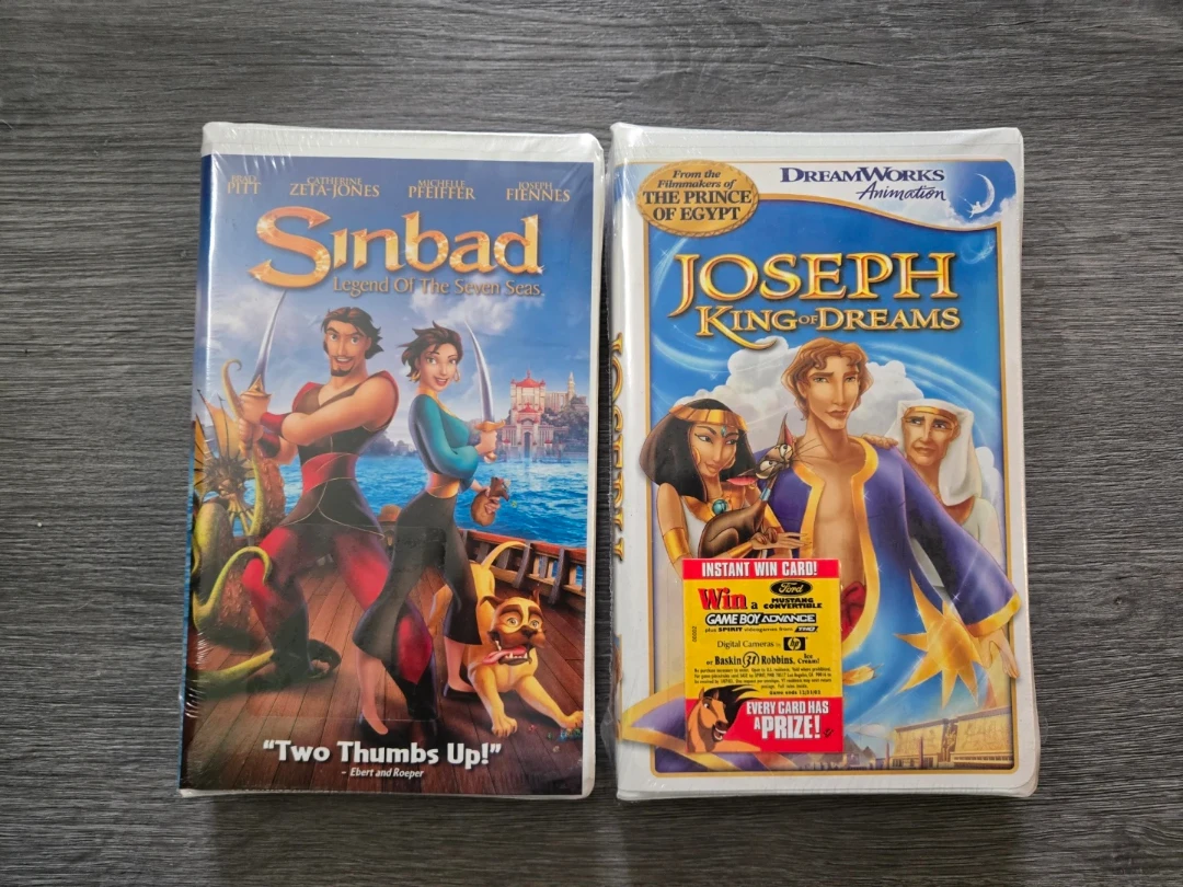 Two (2) VHS Children's Movies