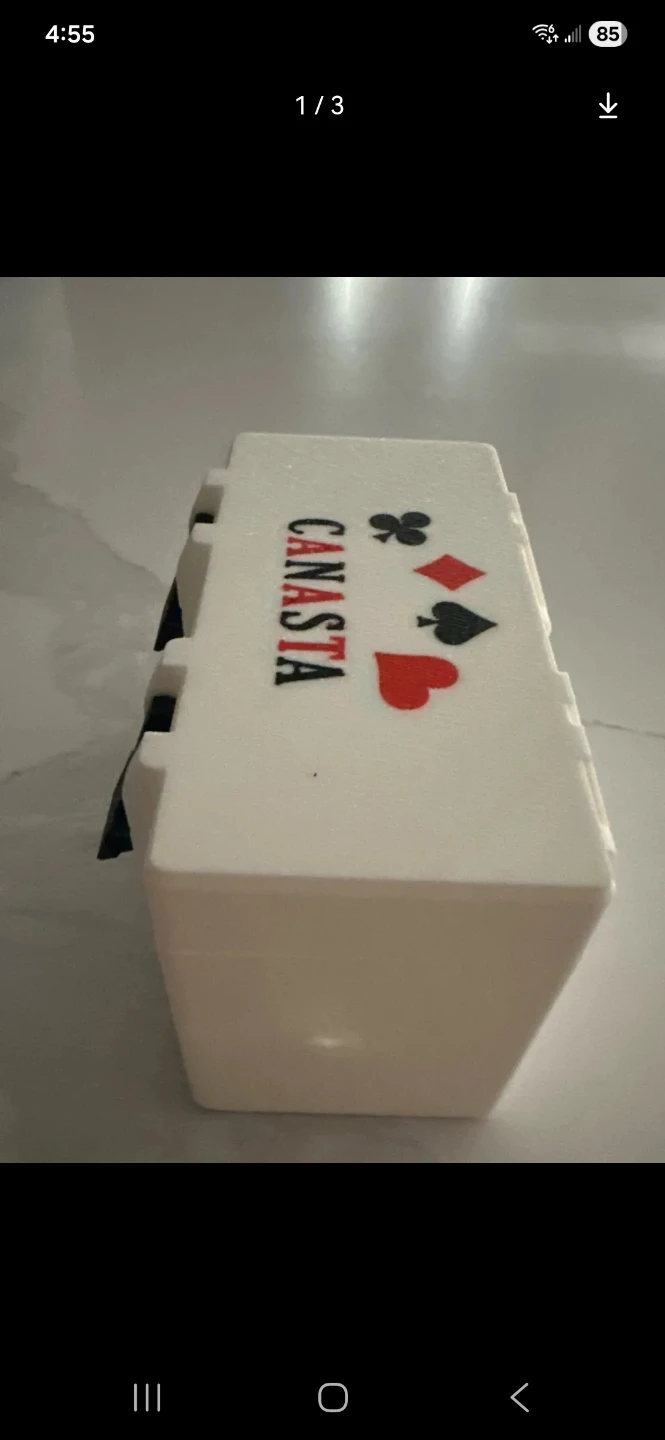 Canasta Card Game Holder Box - photo 2
