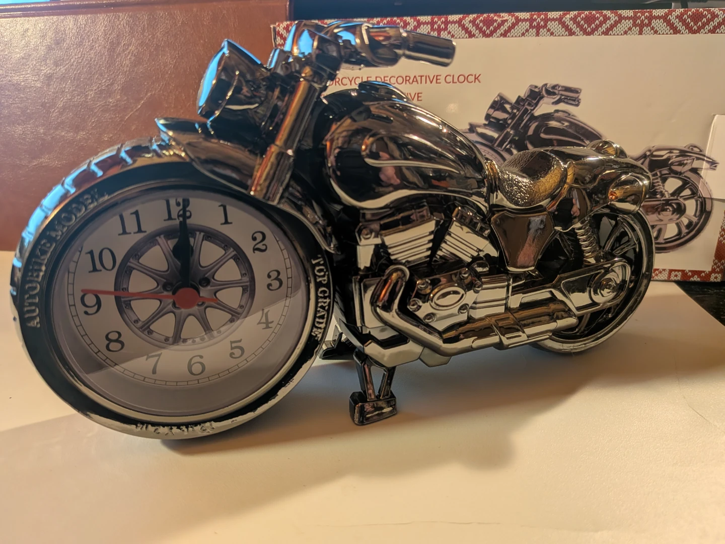 Perfect Solutions Motorcycle Decorative Clock - photo 2