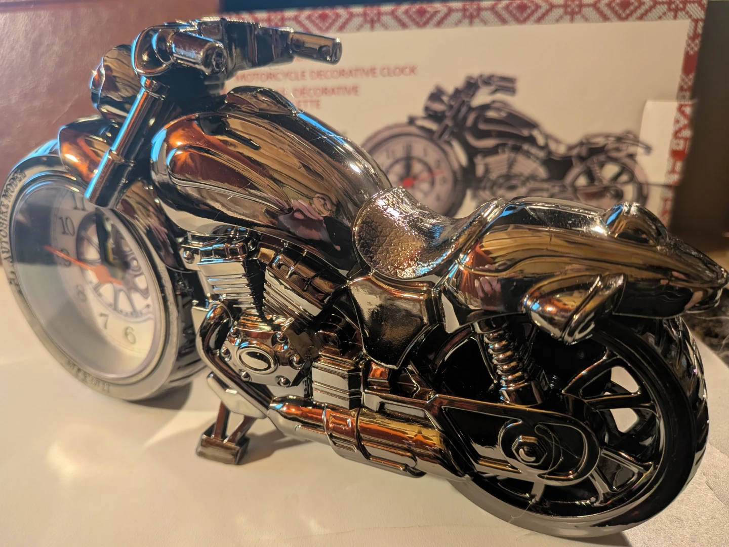 Perfect Solutions Motorcycle Decorative Clock - photo 3