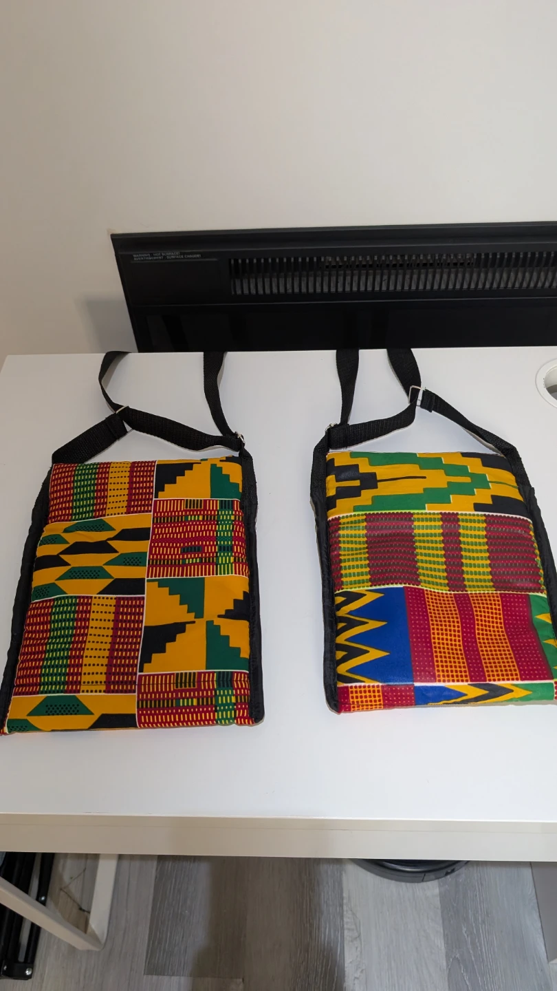 Kente Cloth Sling Bag & clutch bags