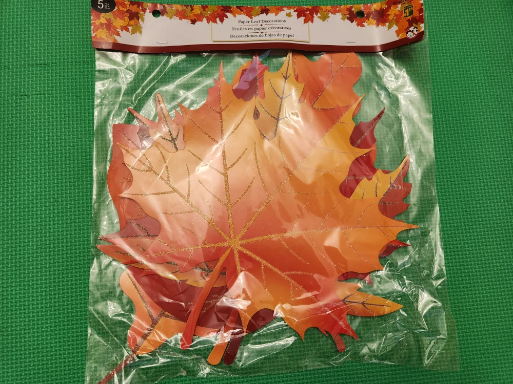 Fall Leaf Decorations - 5 Pack 🥕