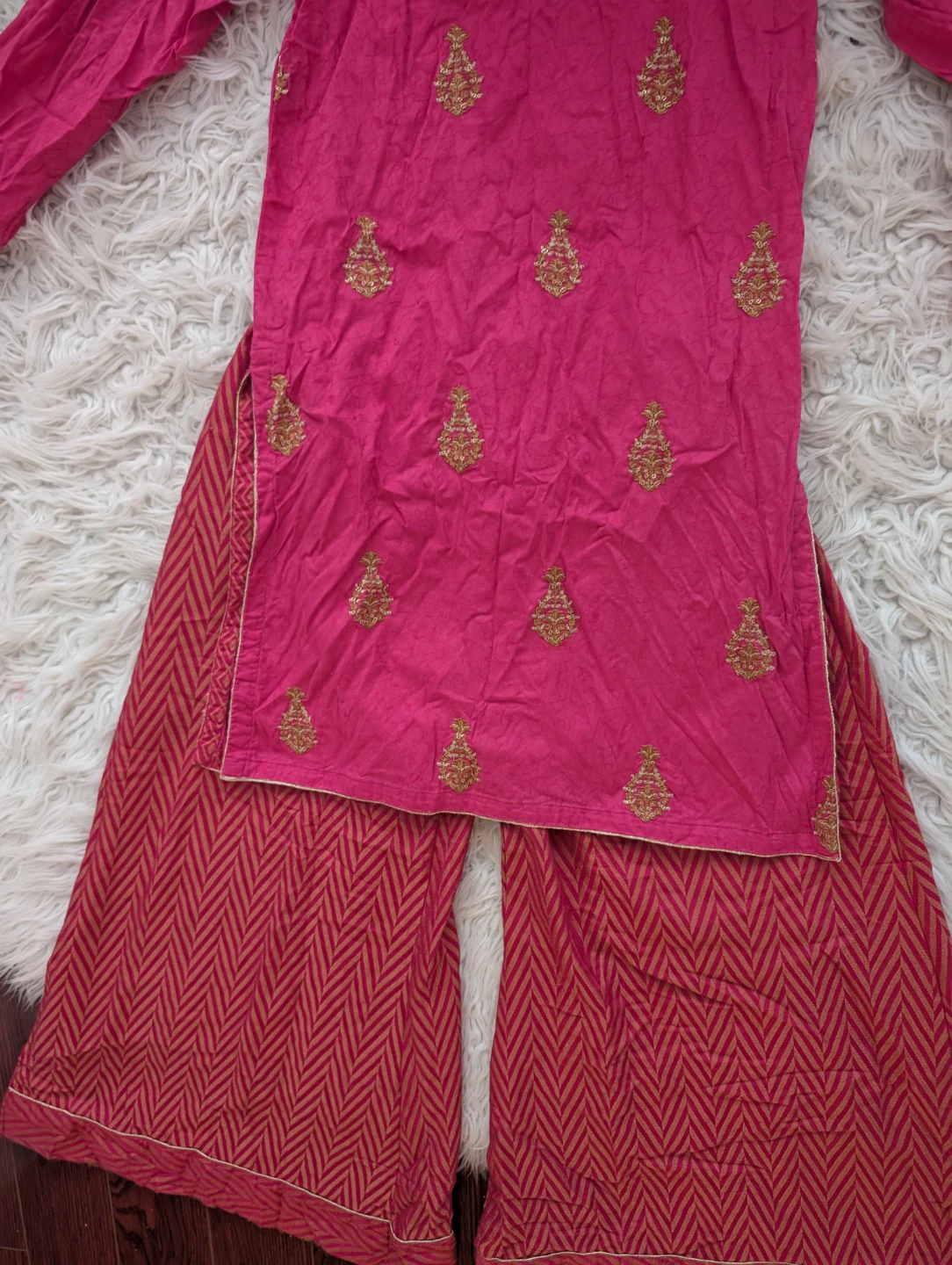 Original Zellbury Girl's Pink Kurti with Palazzo - photo 5