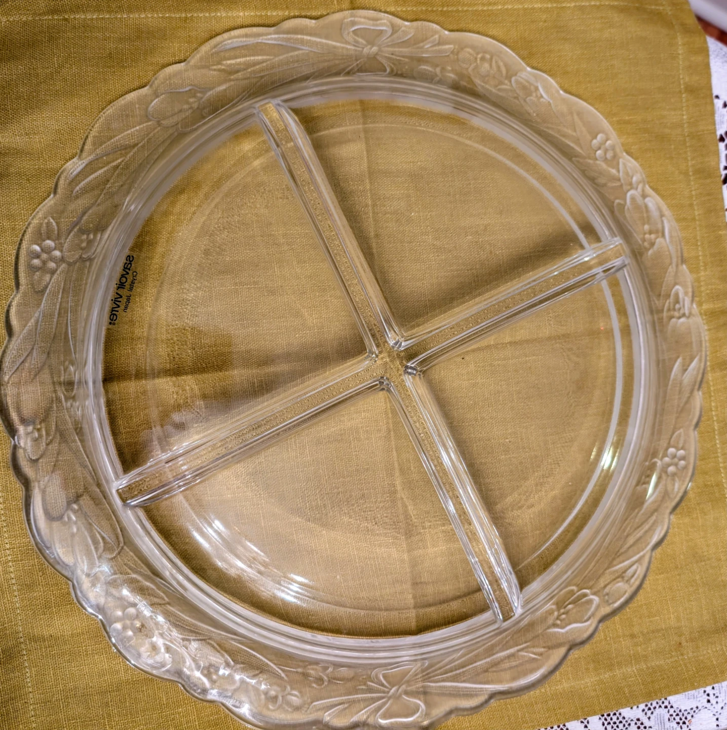 Savora Serving Platter with 4 Sections