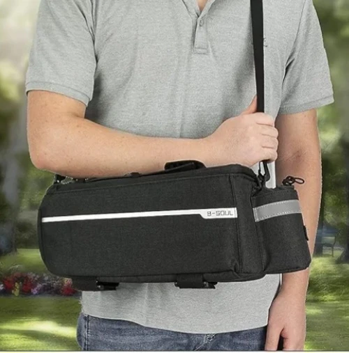 Bicycle Rear Frame Bag,Insulated Hanging Bag,Reflective Strip,.. - photo 2