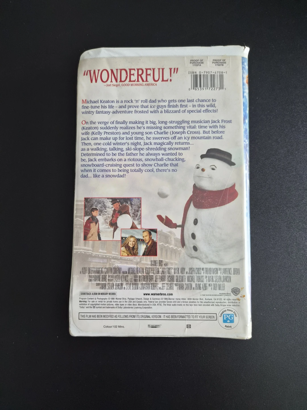 Read Bio | Jack Frost VHS  - photo 3