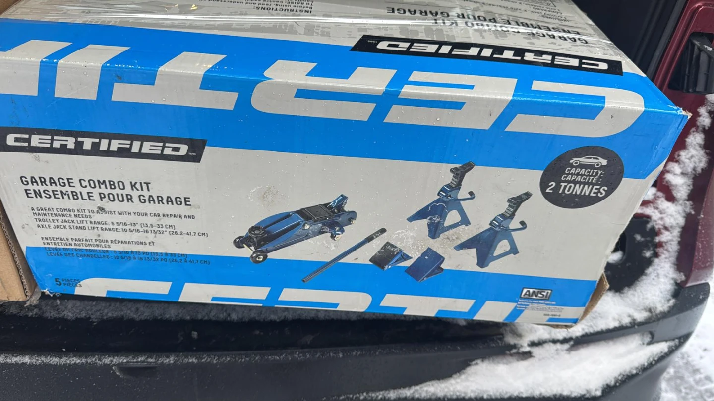 Certified Garage Combo Kit - Trolley Jack and Axle Jack Stands