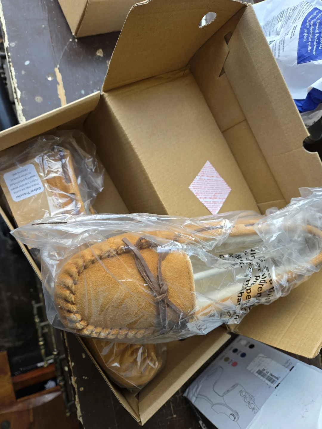 PEDOQUU Comfort Moccasins - Tan Suede - US Size 10 - photo 2