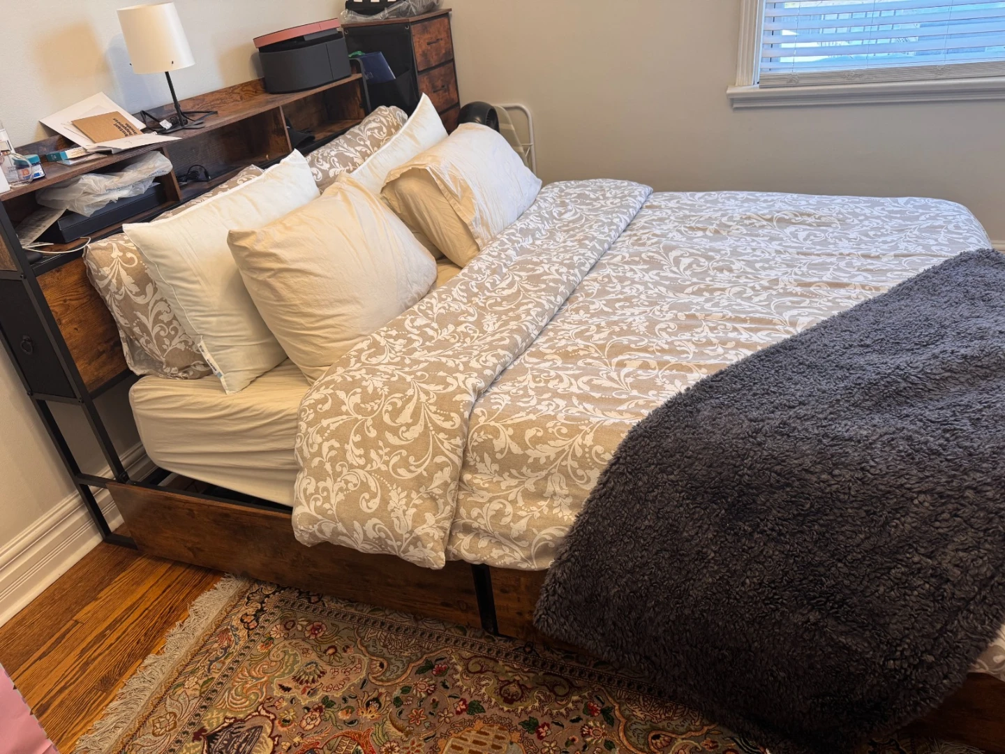 Moving Sale - Queen Bed Frame with Storage