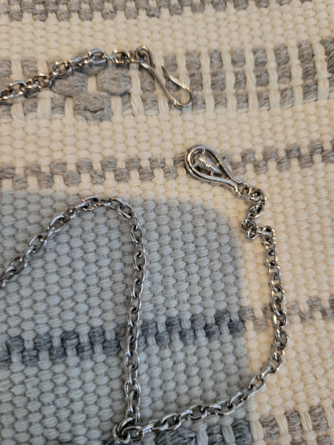Statement Necklace Silver Tone - photo 3
