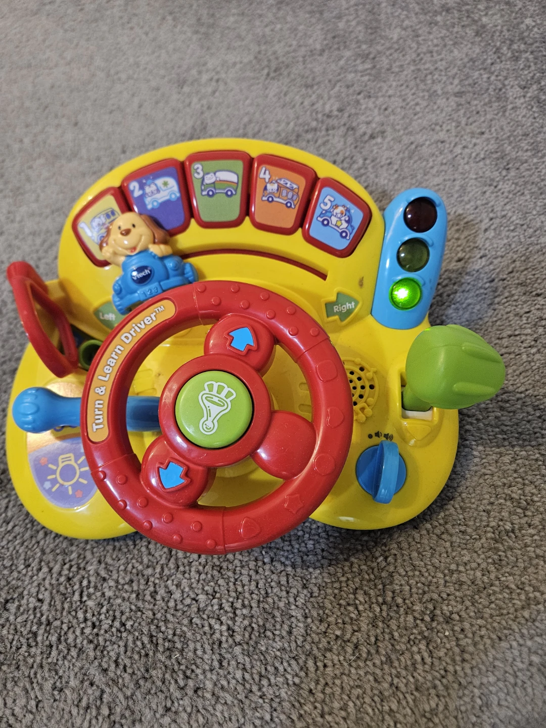 VTech Turn & Learn Driver Toy Steering Wheel - photo 2