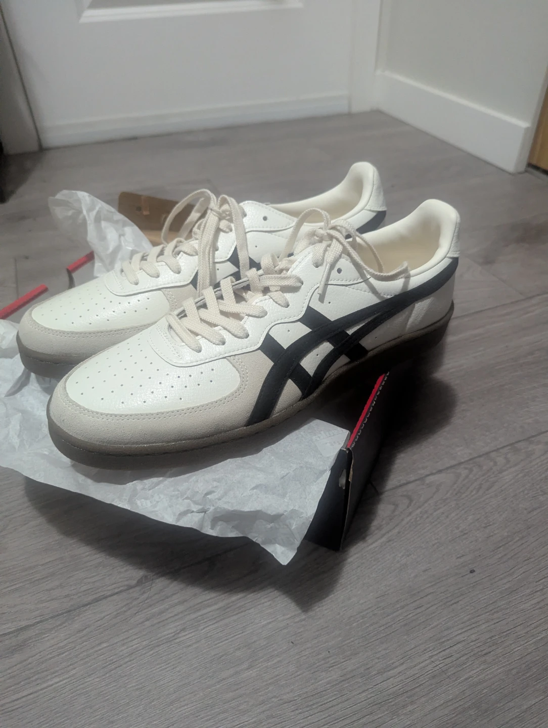 Onitsuka Tiger GSM Cream/Black Sneakers Size 11 - photo 2