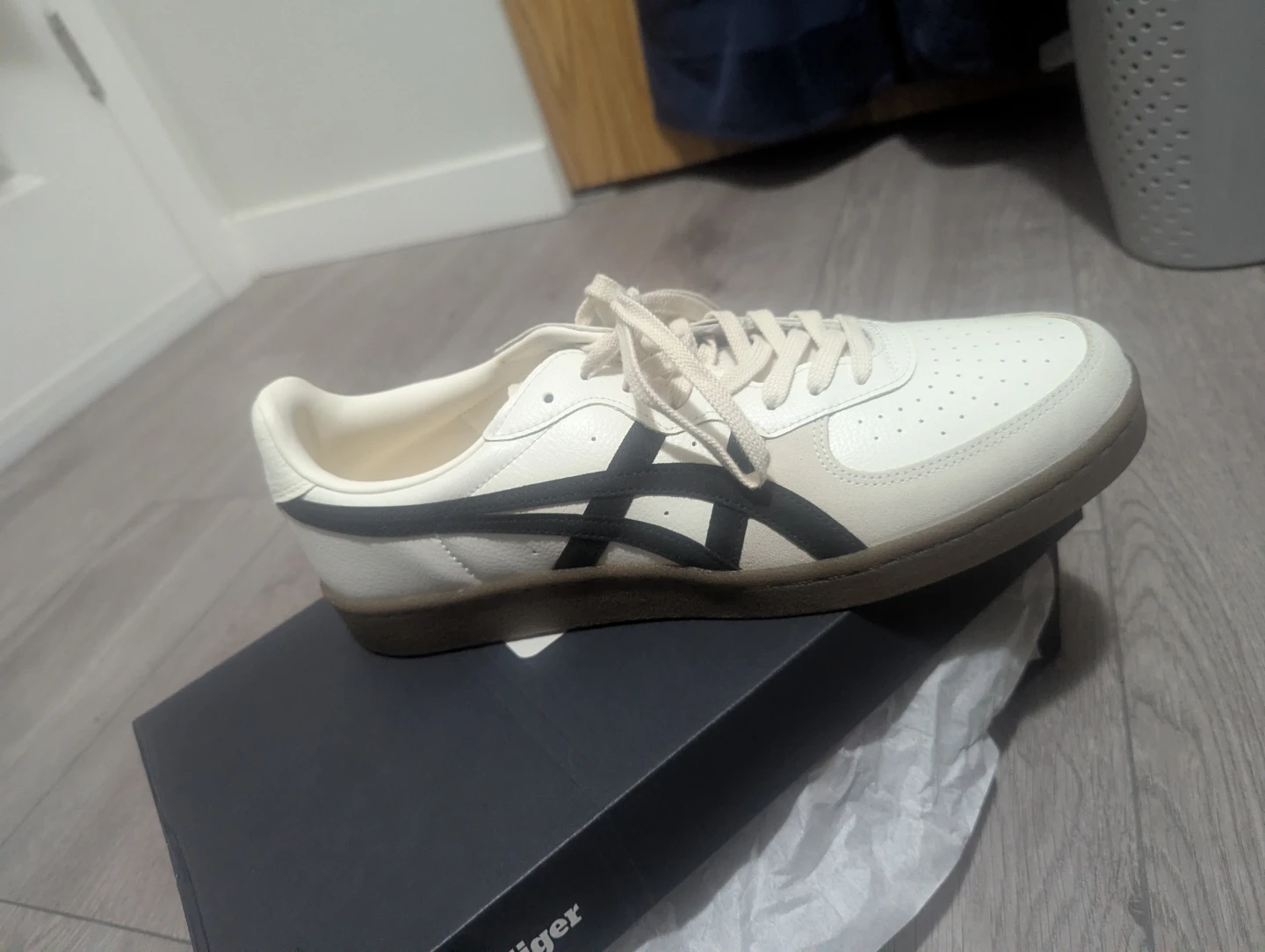 Onitsuka Tiger GSM Cream/Black Sneakers Size 11 - photo 4