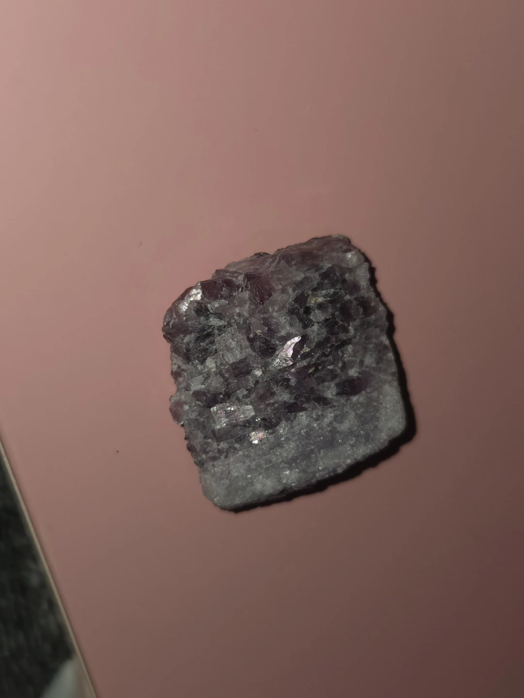 Raw amethyst stone - photo 2