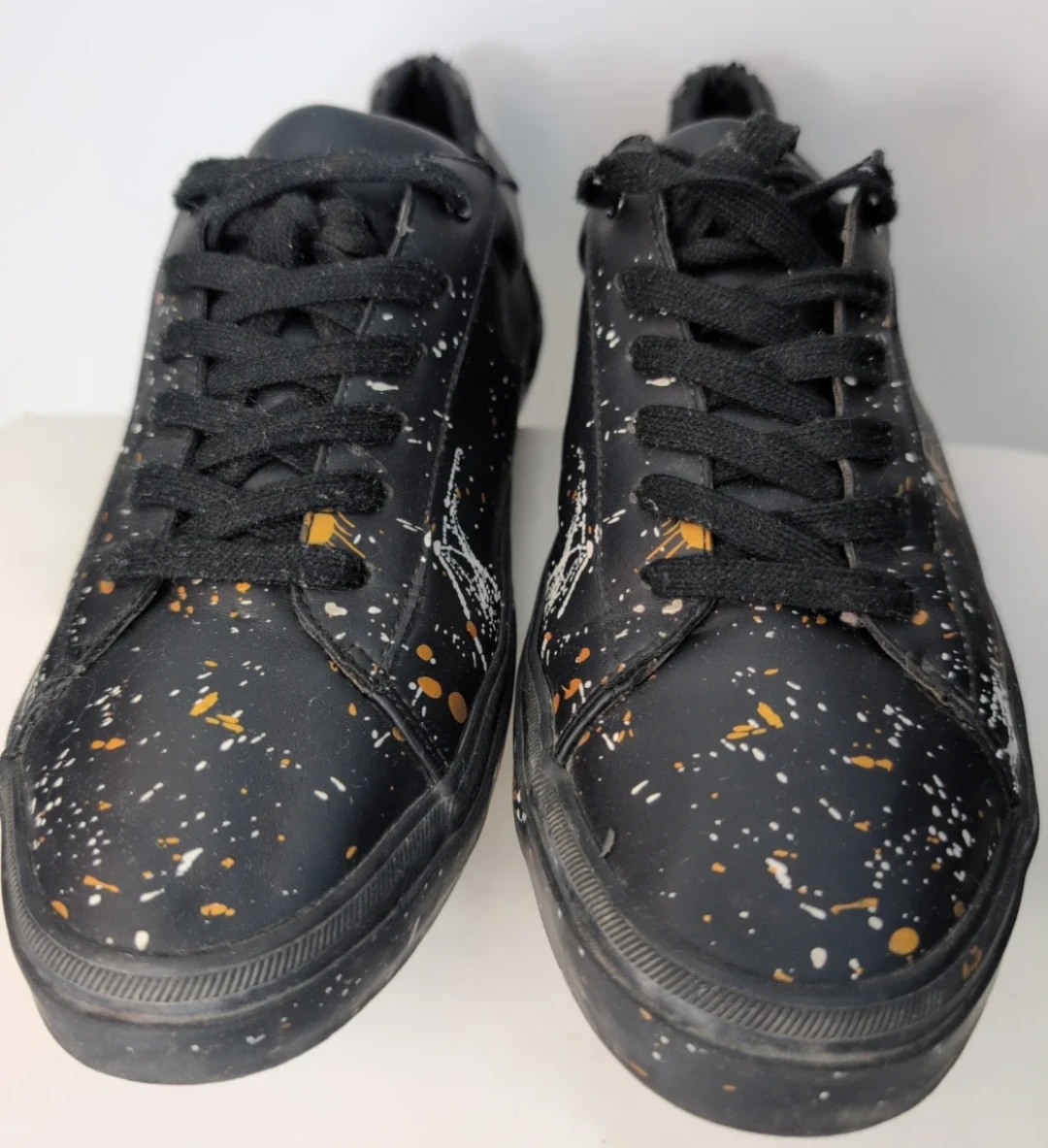 Black Splatter Low Top Sneakers - photo 3