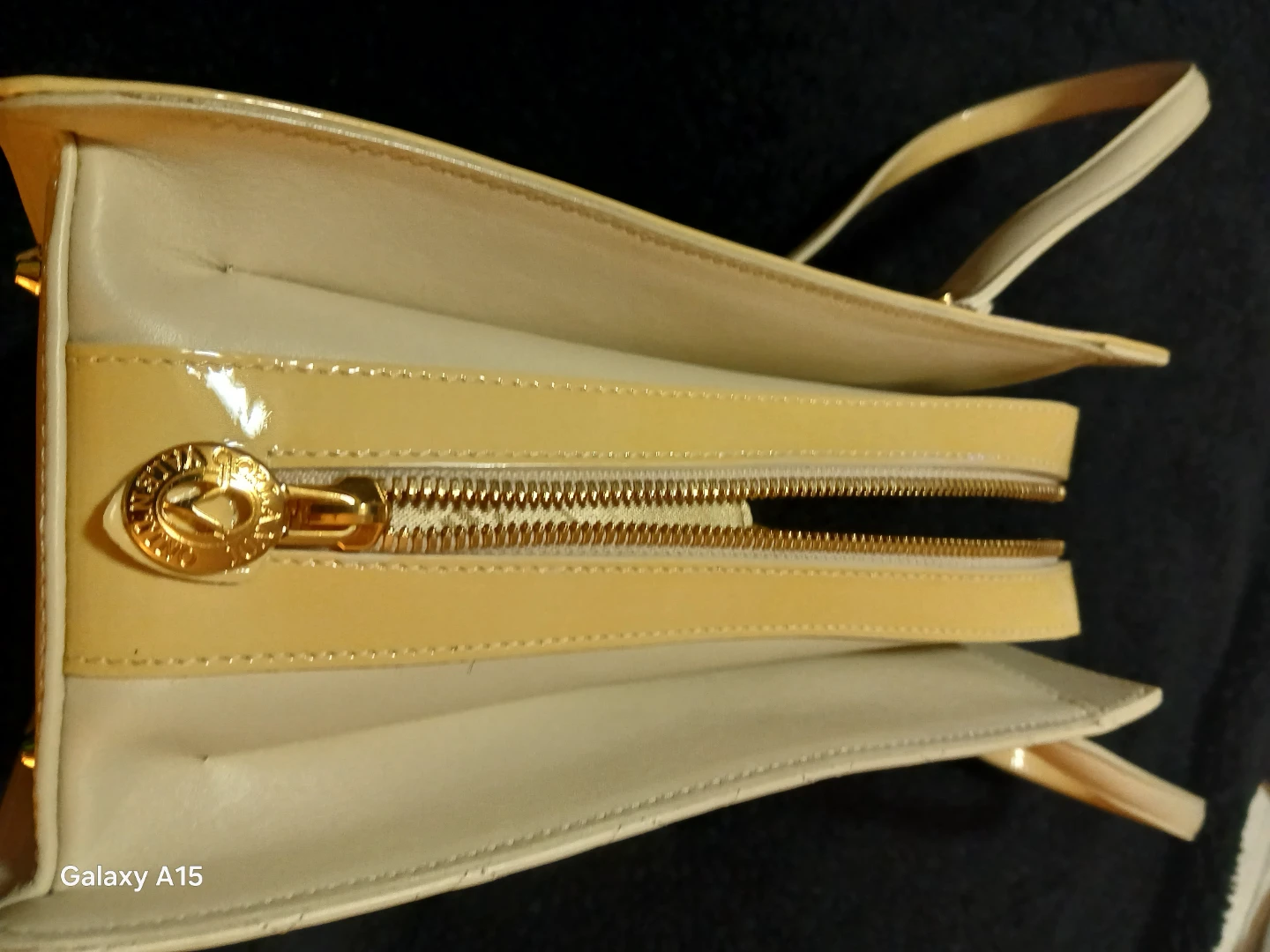 Valentino Orlandi Cream Quilted Leather Top Handle Handbag - photo 4