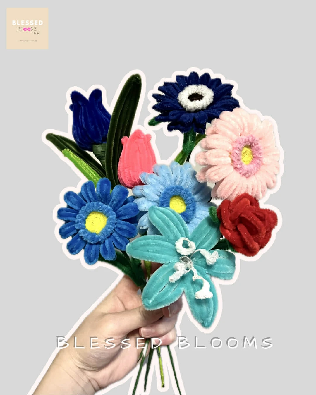 Single stem flower for Valentines Day  (Blessed Blooms)