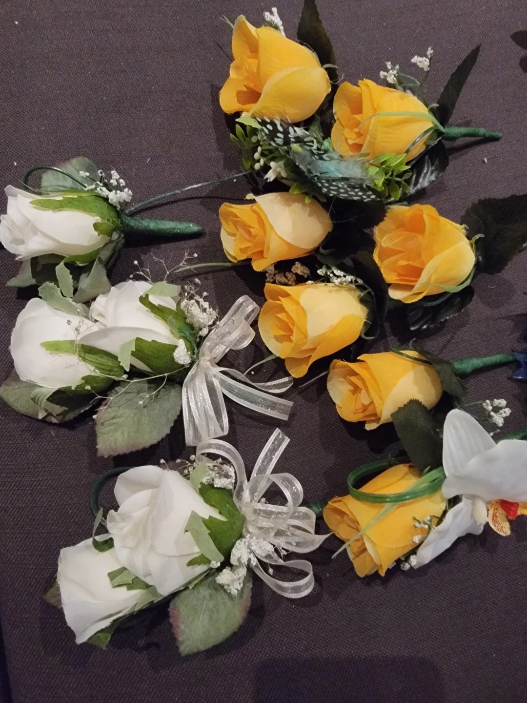 Artificial Boutonnieres and Corsages