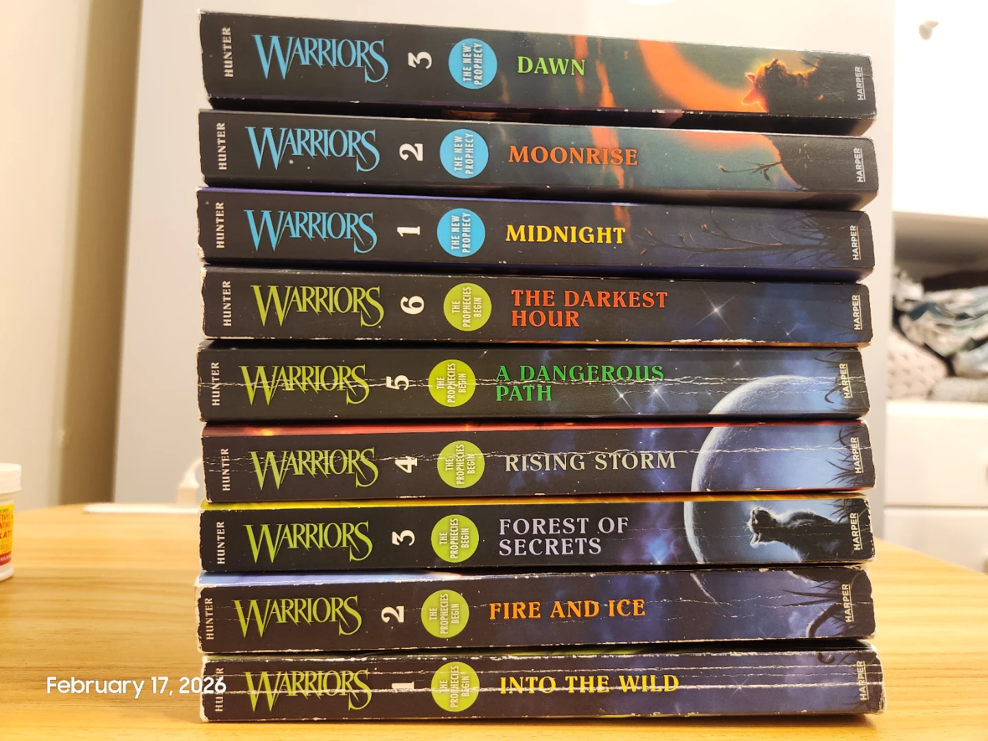 Warriors Book Series by Erin Hunter